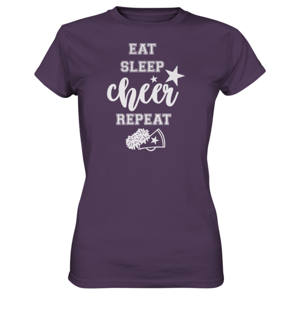 Eat Sleep Cheer - Ladies Premium Shirt - Amfoo Shop