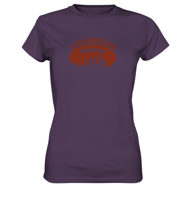 Los Angeles Football Silhouette - Ladies Premium Shirt - Amfoo Shop