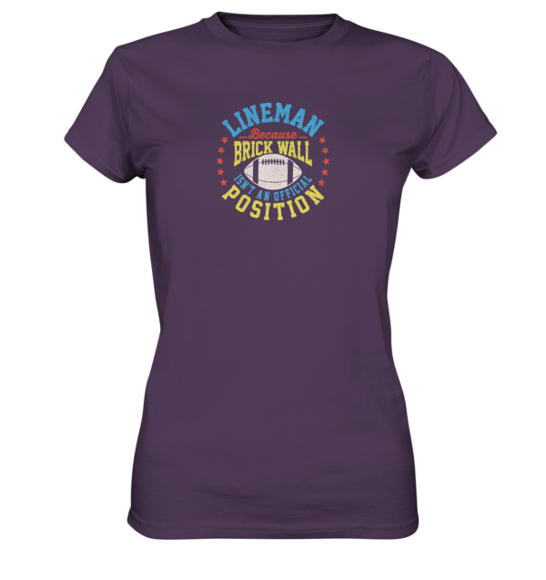 Lineman Brick Wall - Ladies Premium Shirt - Amfoo Shop