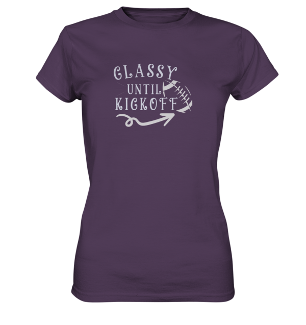 Glassy until Kick Off - Ladies Premium Shirt - Amfoo Shop