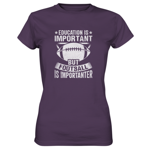 Football is importanter - Ladies Premium Shirt - Amfoo Shop