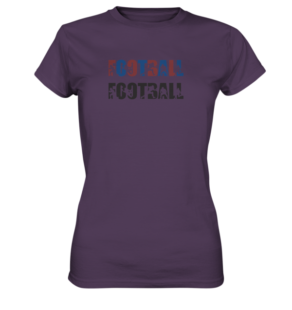 Football Silhouette - Ladies Premium Shirt - Amfoo Shop