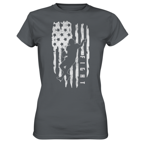 USA Flag Fight - Ladies Premium Shirt - Amfoo Shop