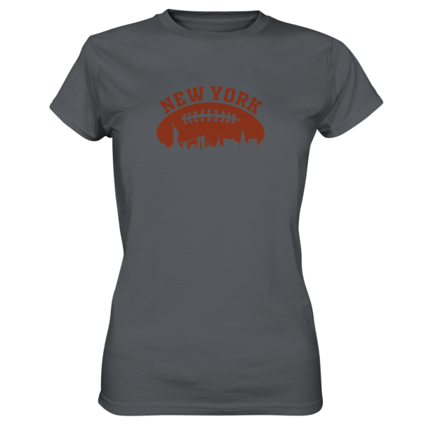 New York Football Silhoutte - Ladies Premium Shirt - Amfoo Shop