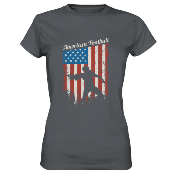 American Football Banner - Ladies Premium Shirt - Amfoo Shop