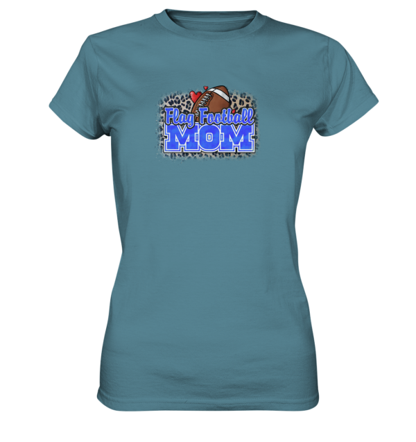 Flag Football Mom - Ladies Premium Shirt - Amfoo Shop