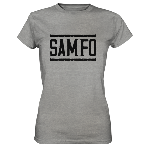 SAMFO black - Ladies Premium Shirt - Amfoo Shop