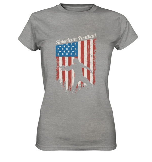 American Football Banner - Ladies Premium Shirt - Amfoo Shop