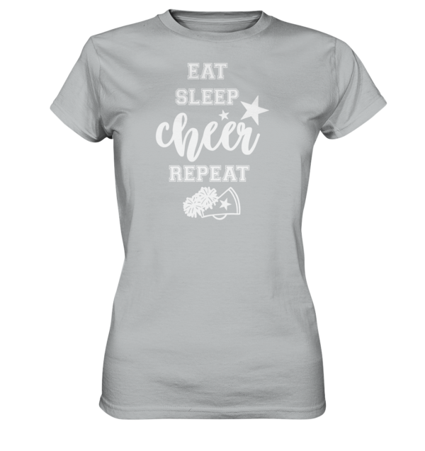 Eat Sleep Cheer - Ladies Premium Shirt - Amfoo Shop