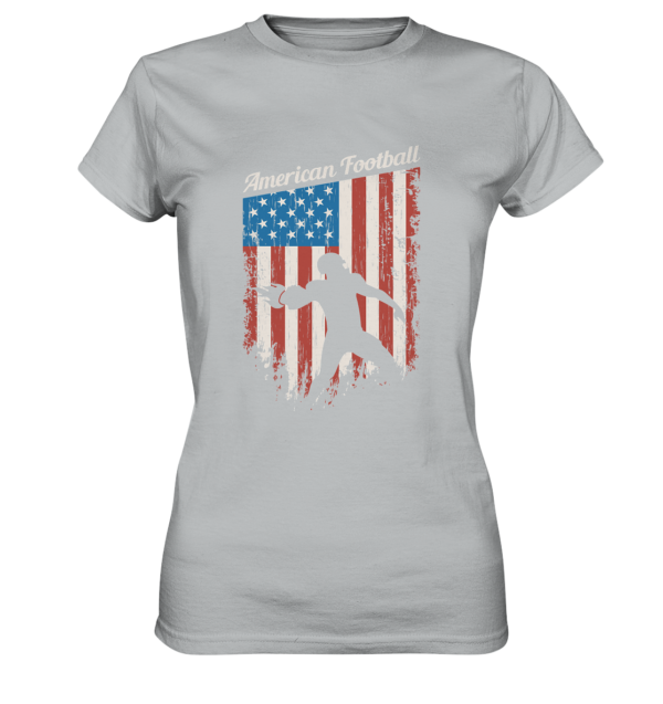 American Football Banner - Ladies Premium Shirt - Amfoo Shop