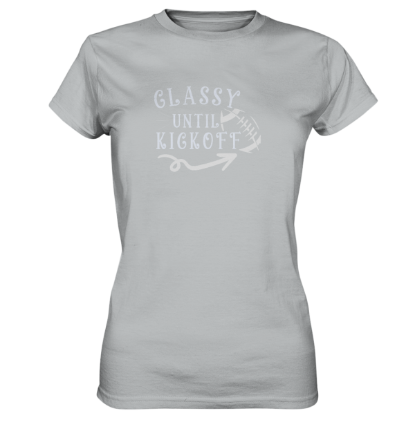 Glassy until Kick Off - Ladies Premium Shirt - Amfoo Shop