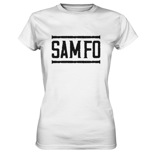 SAMFO black - Ladies Premium Shirt - Amfoo Shop