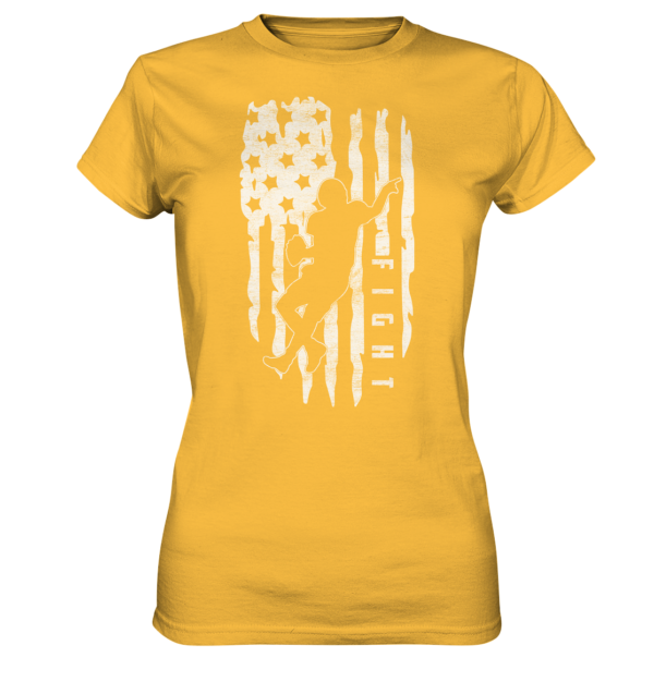 USA Flag Fight - Ladies Premium Shirt - Amfoo Shop