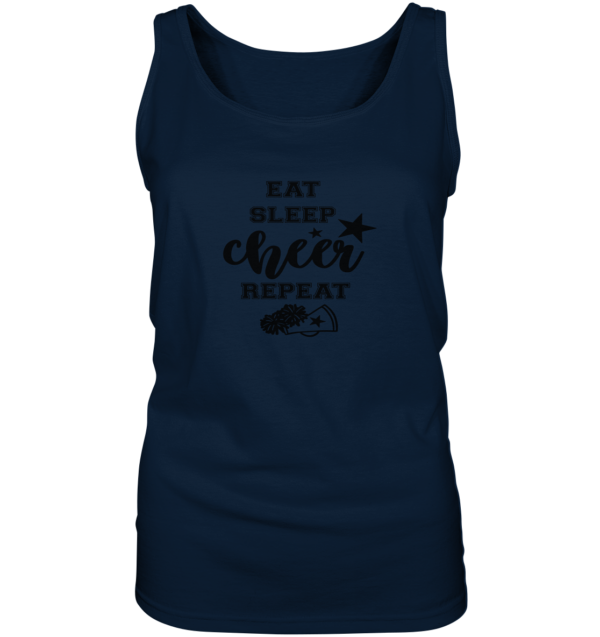 Eat Sleep Cheer Repeat - Ladies Tank-Top - Amfoo Shop