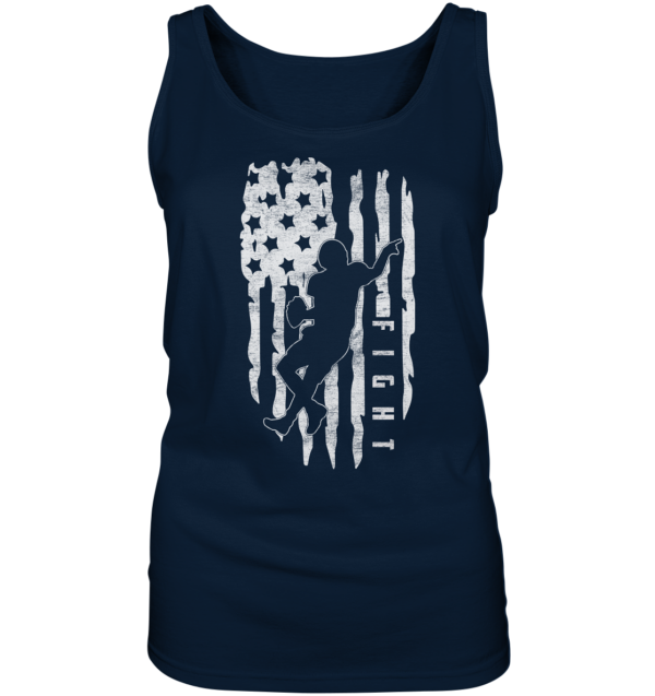 USA Flag Fight - Ladies Tank-Top - Amfoo Shop