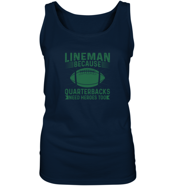 Lineman Heroes Green - Ladies Tank-Top - Amfoo Shop