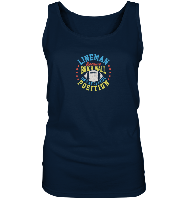 Lineman Brick Wall - Ladies Tank-Top - Amfoo Shop