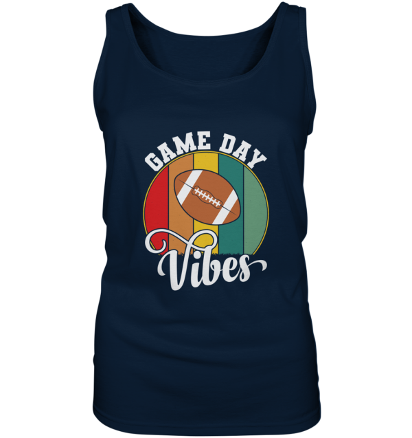 Game Day Vibes White - Ladies Tank-Top - Amfoo Shop