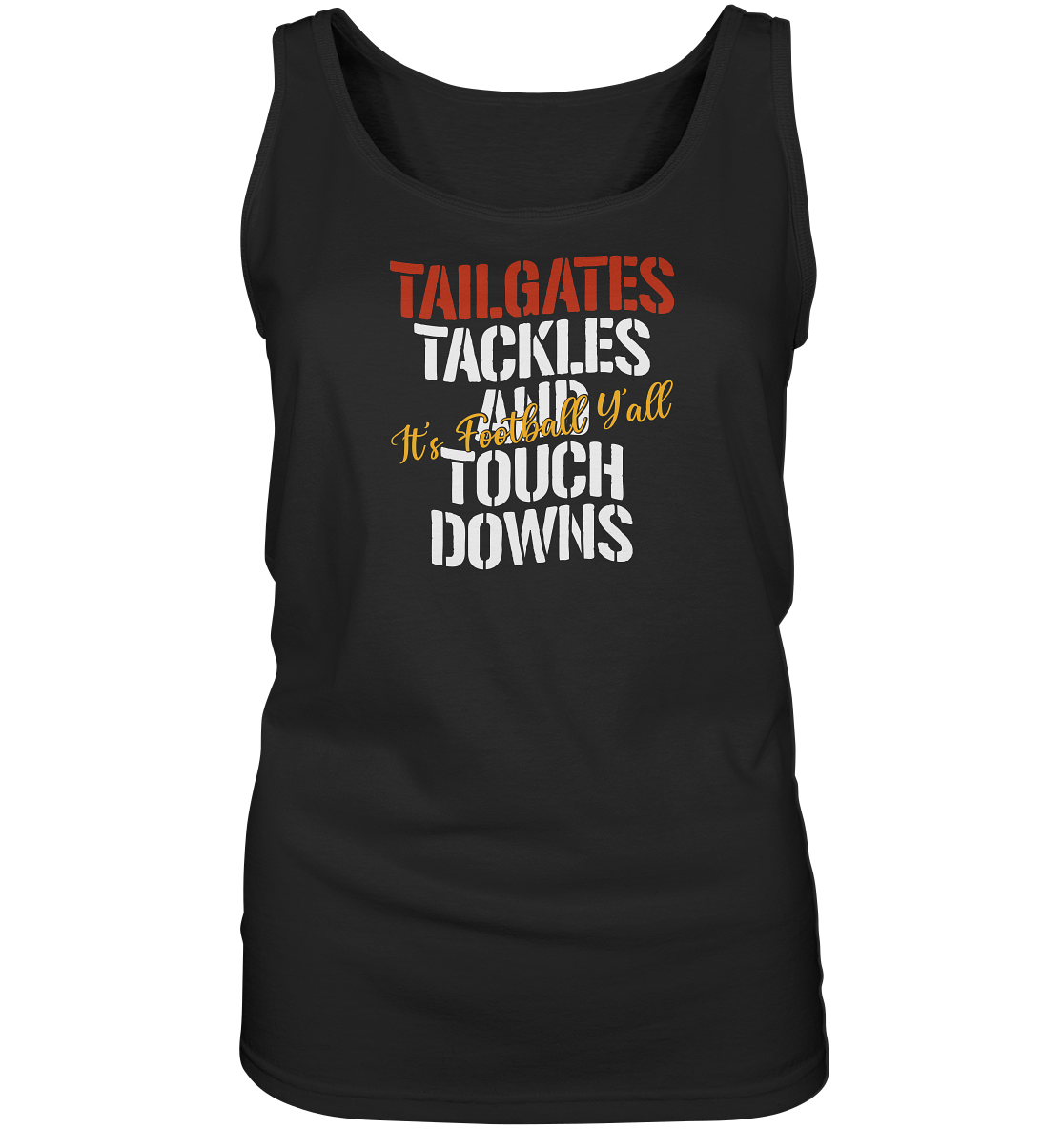 Tailgate Tackles - Ladies Tank-Top - Amfoo Shop