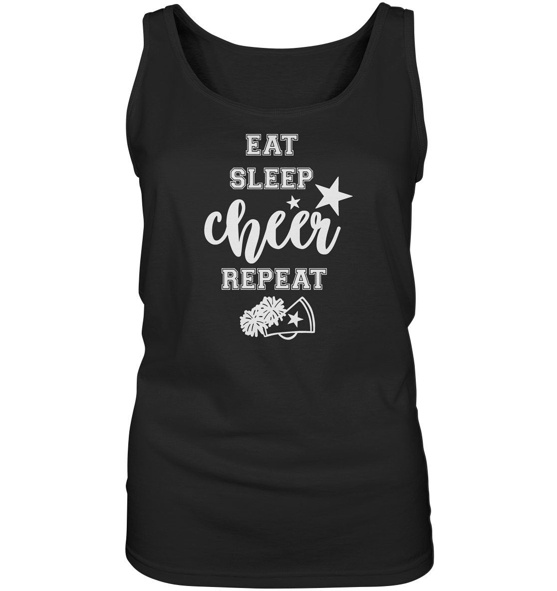 Eat Sleep Cheer - Ladies Tank-Top - Amfoo Shop