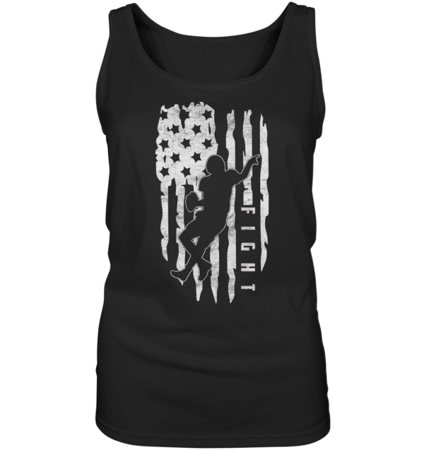 USA Flag Fight - Ladies Tank-Top - Amfoo Shop