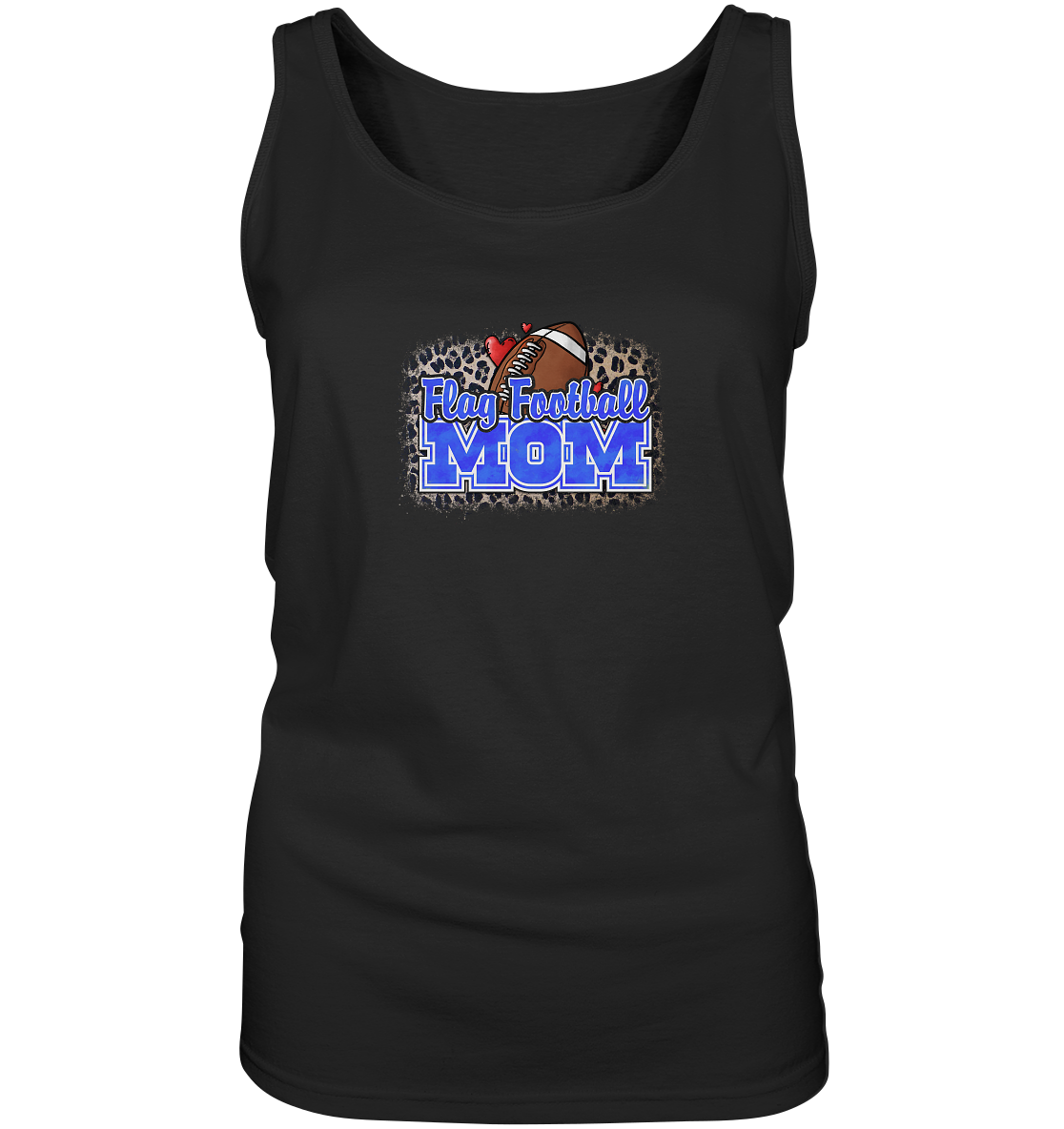 Flag Football Mom - Ladies Tank-Top - Amfoo Shop