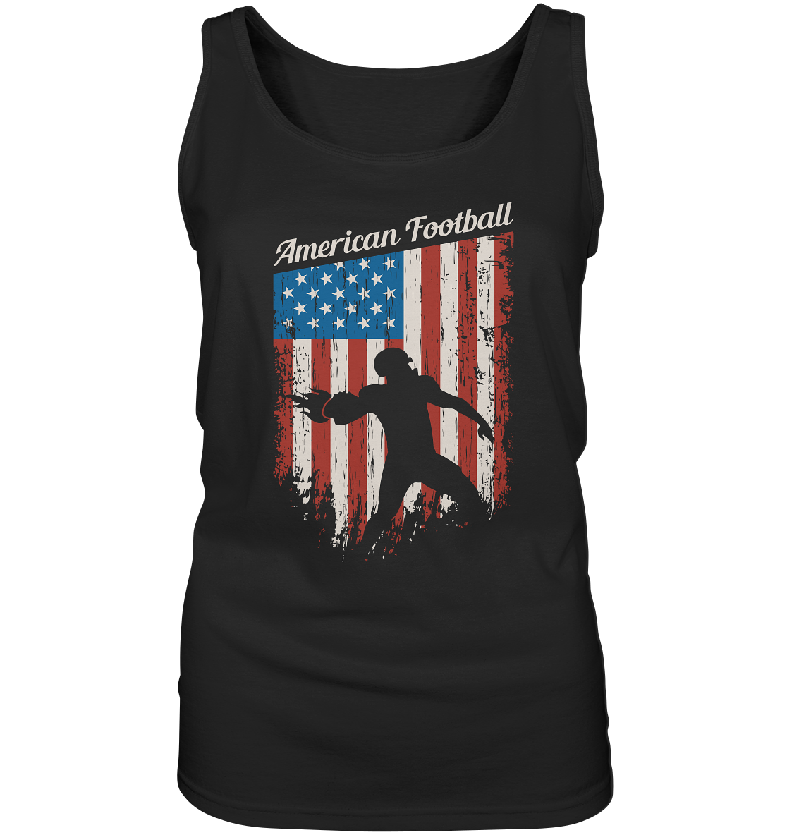 American Football Banner - Ladies Tank-Top - Amfoo Shop