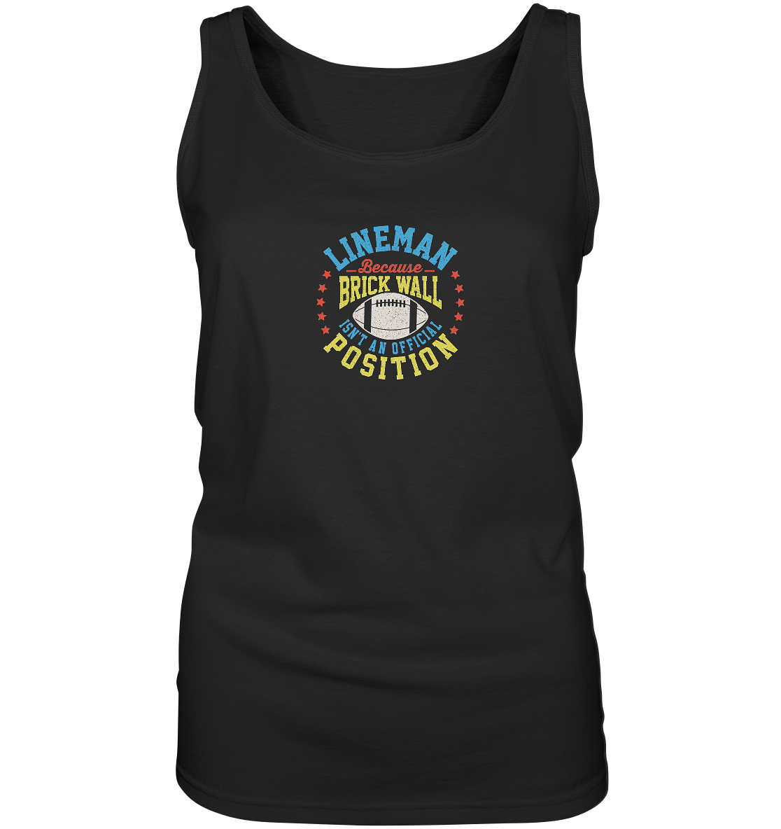 Lineman Brick Wall - Ladies Tank-Top - Amfoo Shop