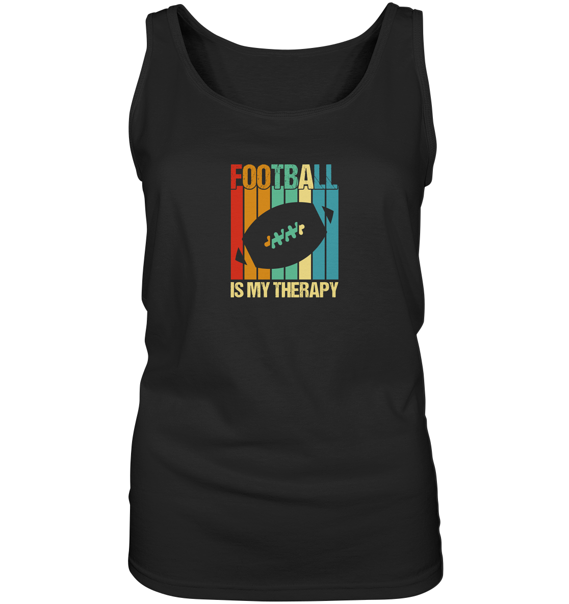 Football is my Therapy - Ladies Tank-Top - Amfoo Shop