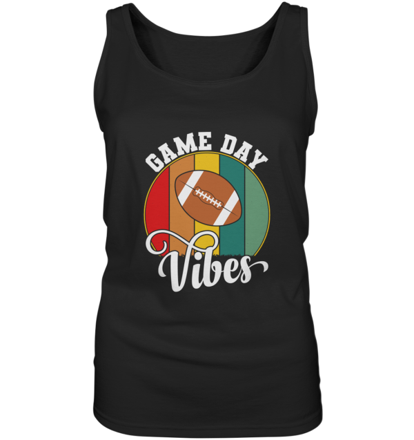 Game Day Vibes White - Ladies Tank-Top - Amfoo Shop