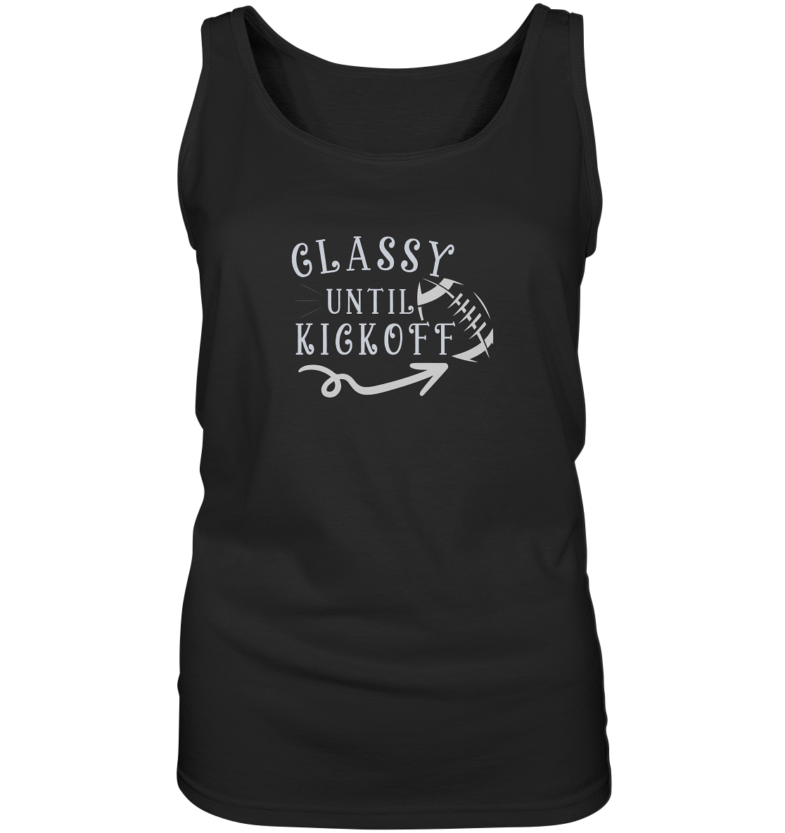 Glassy until Kick Off - Ladies Tank-Top - Amfoo Shop