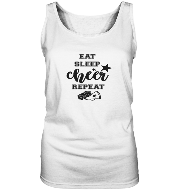 Eat Sleep Cheer Repeat - Ladies Tank-Top - Amfoo Shop