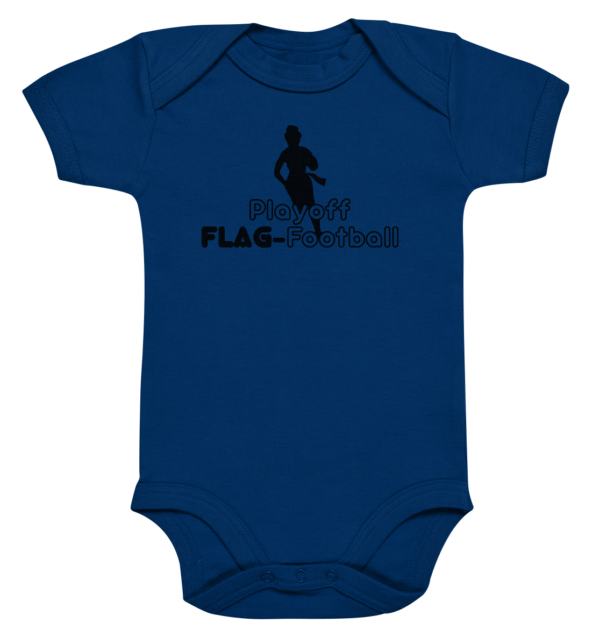 Playoff Flag Football Women black - Organic Baby Bodysuite - Amfoo Shop