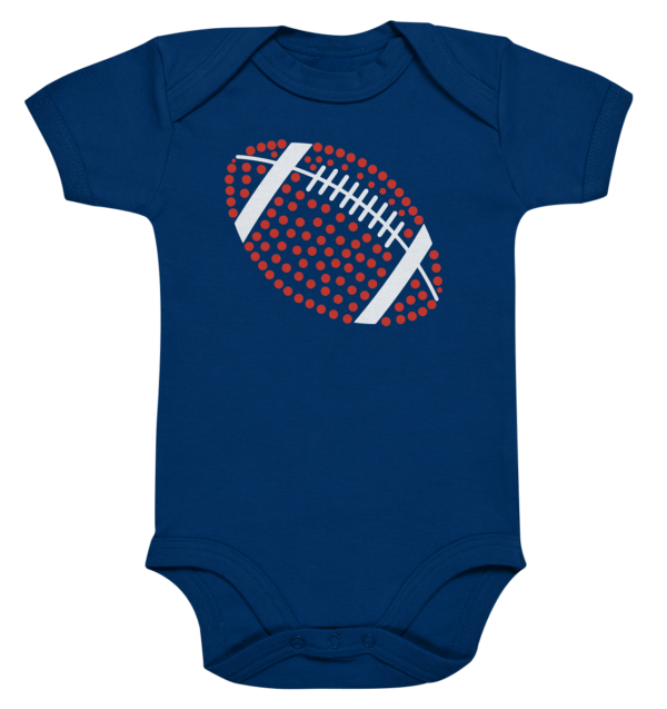 Football Dots - Organic Baby Bodysuite - Amfoo Shop