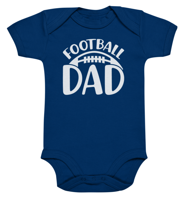 Football Dad - Organic Baby Bodysuite - Amfoo Shop