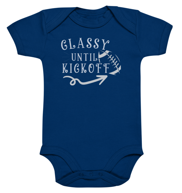 Glassy until Kick Off - Organic Baby Bodysuite - Amfoo Shop