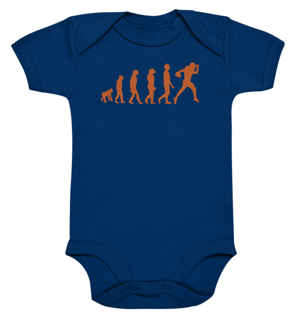 American Football Evolution - Organic Baby Bodysuite - Amfoo Shop