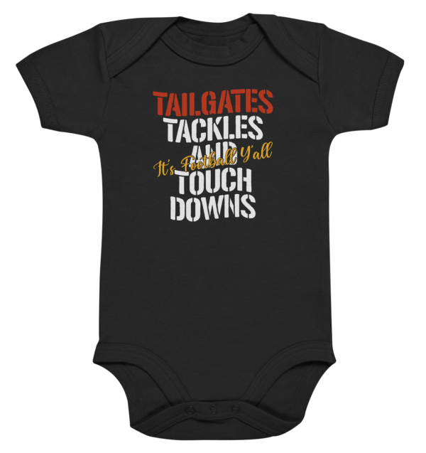 Tailgate Tackles - Organic Baby Bodysuite - Amfoo Shop