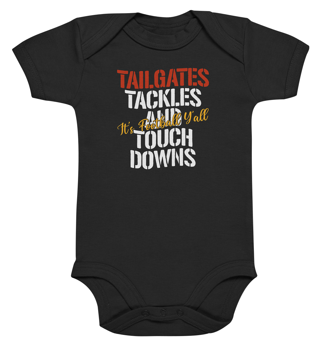 Tailgate Tackles - Organic Baby Bodysuite - Amfoo Shop