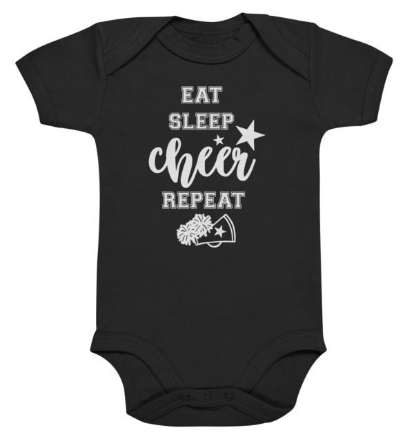 Eat Sleep Cheer - Organic Baby Bodysuite - Amfoo Shop