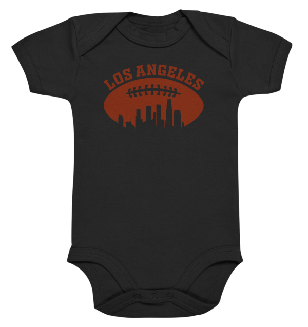 Los Angeles Football Silhouette - Organic Baby Bodysuite - Amfoo Shop