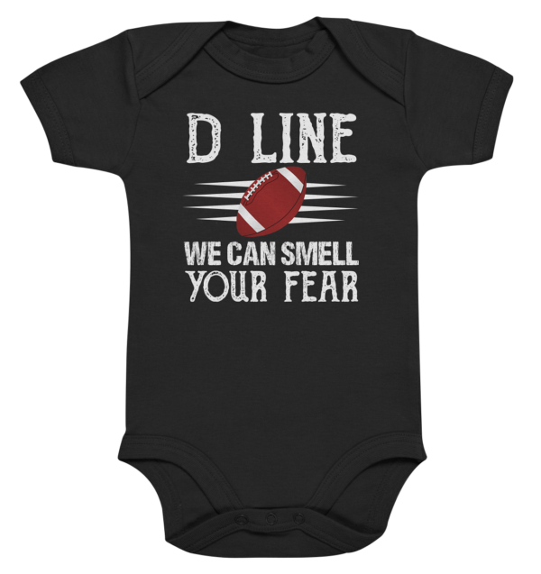 D Line Fear - Organic Baby Bodysuite - Amfoo Shop