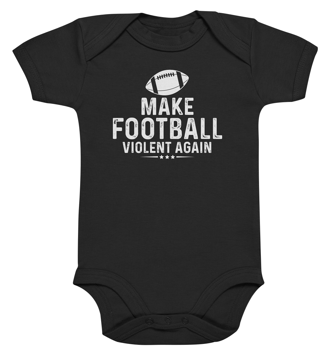 Make Football Violant again - Organic Baby Bodysuite - Amfoo Shop