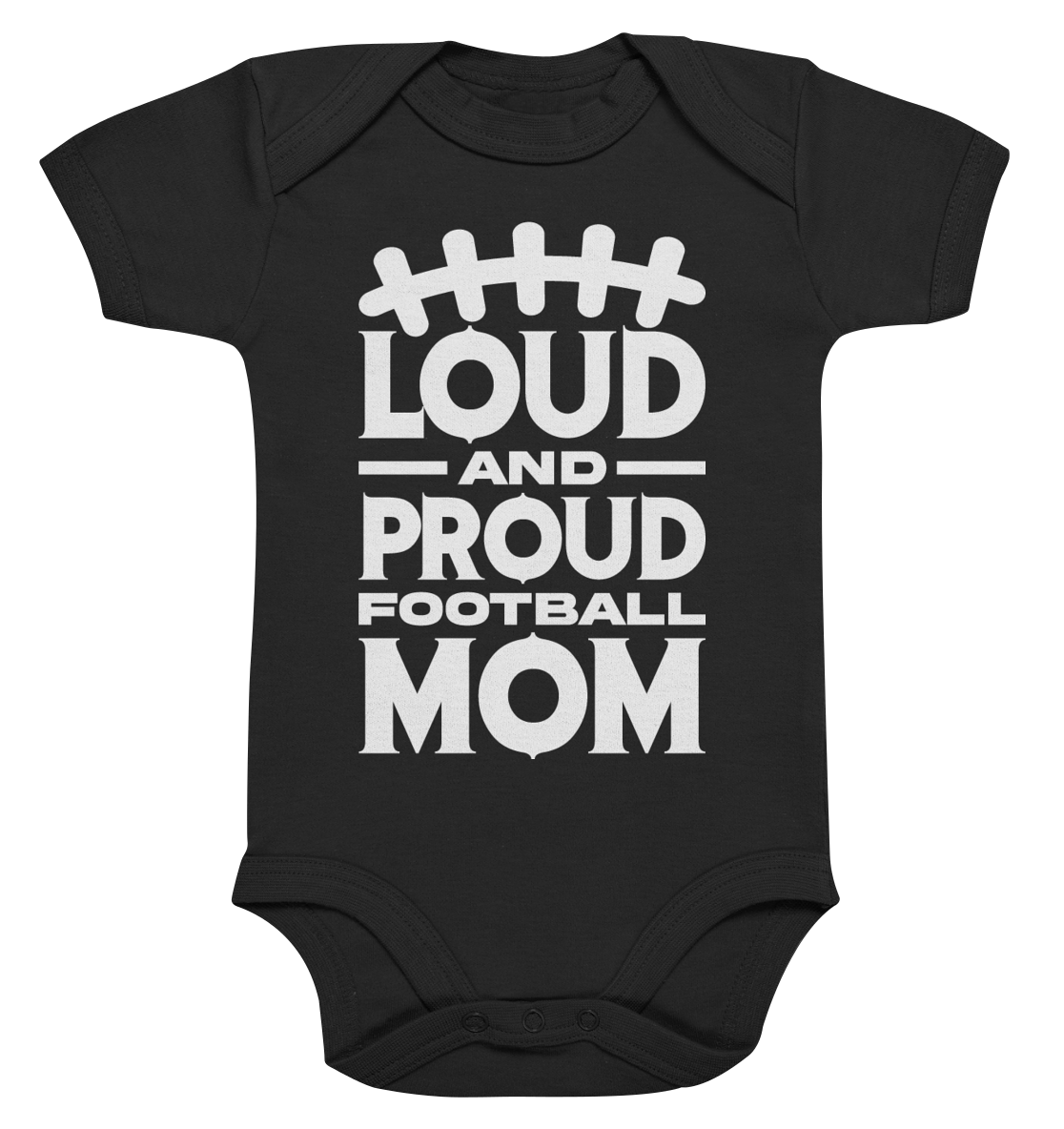 Loud and Proud Mom - Organic Baby Bodysuite - Amfoo Shop