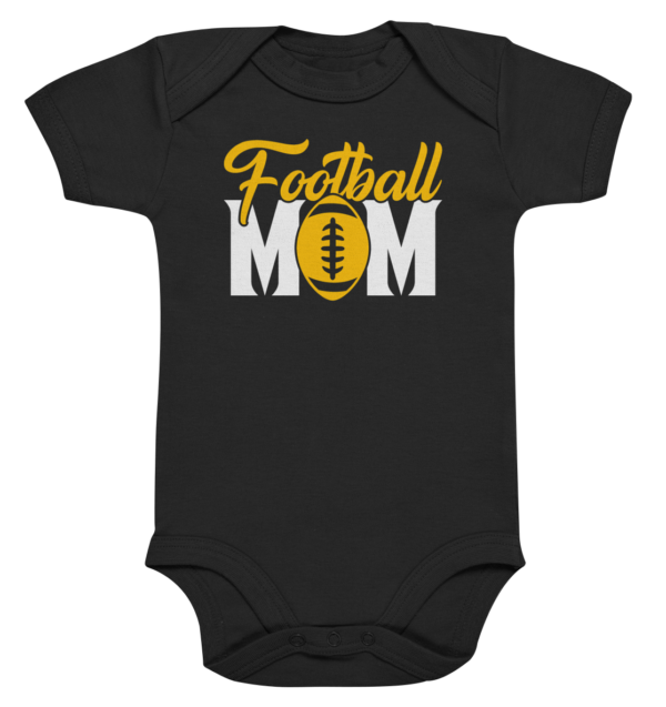 Football MOM - Organic Baby Bodysuite - Amfoo Shop