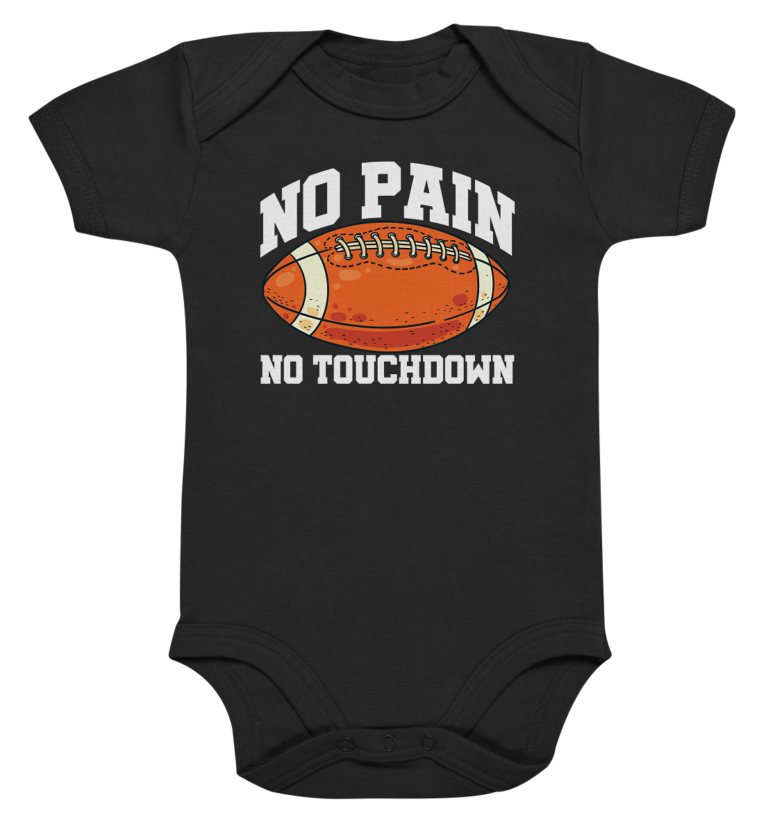 No Pain No Gain - Organic Baby Bodysuite - Amfoo Shop