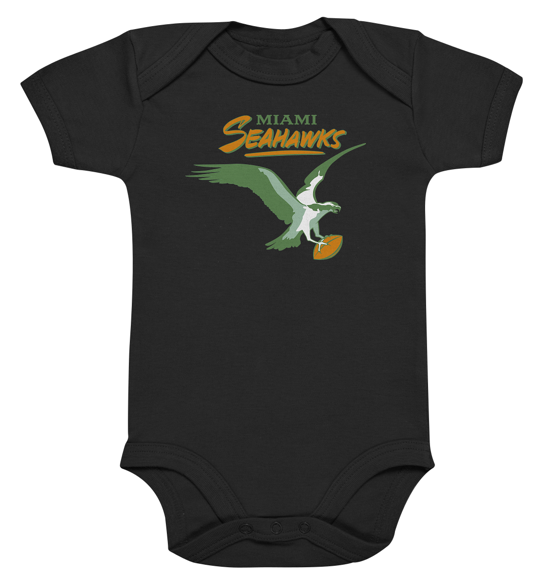 Miami Seahawks - Organic Baby Bodysuite - Amfoo Shop