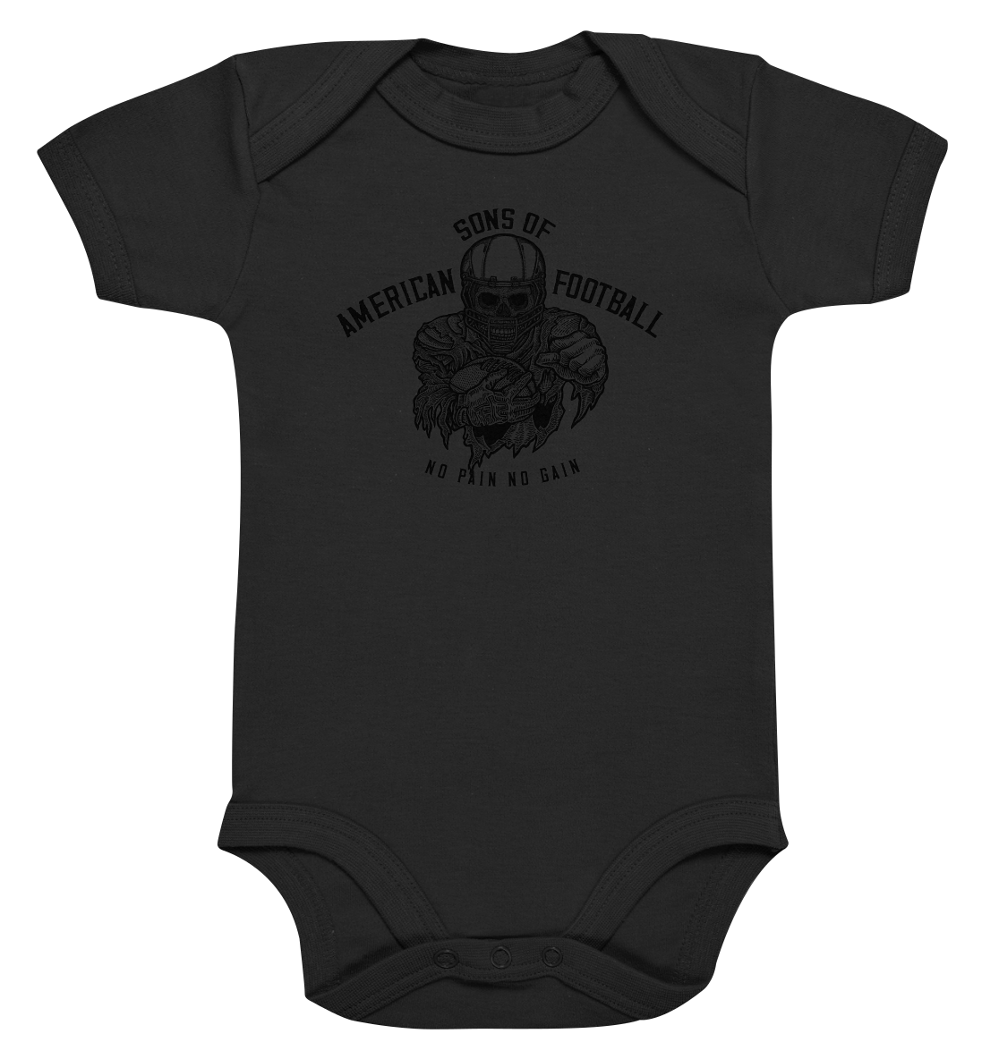 SAMFO No Pain No Gain - Organic Baby Bodysuite - Amfoo Shop