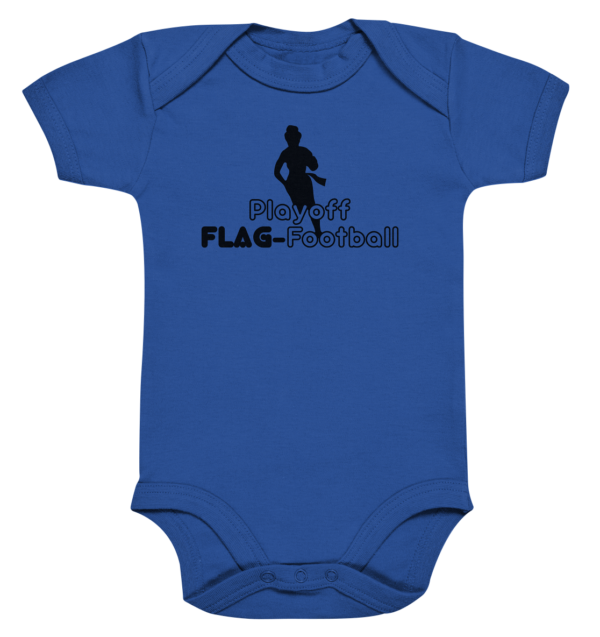 Playoff Flag Football Women black - Organic Baby Bodysuite - Amfoo Shop