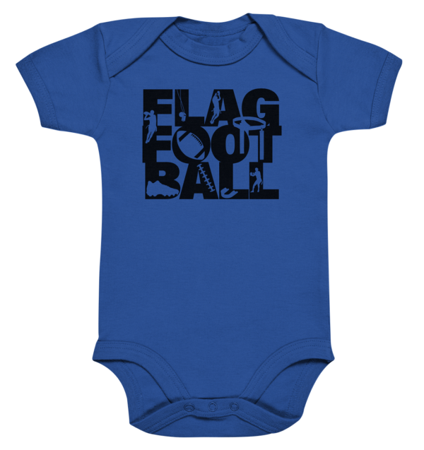 Flag Football - Organic Baby Bodysuite - Amfoo Shop